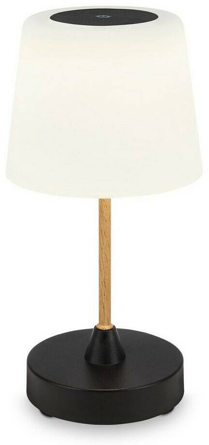 Briloner LED Table Lampblack/wood look (7445-015) Briloner LED Table Lamp