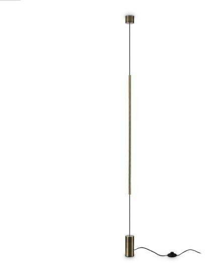 IDEAL LUX LED floor lamp FILO LED/15W/230V brass