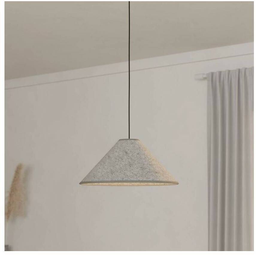 Eglo 43984 - Hanging lamp on cord ALSAGER 1xE27/40W/230V grey